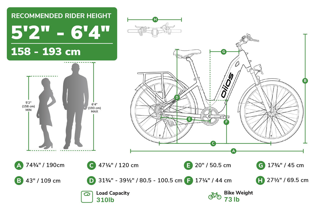 Oiios Glide dimensions