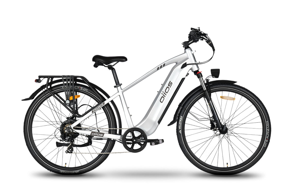 Oiios Cyclon ebike in Stardust Silver