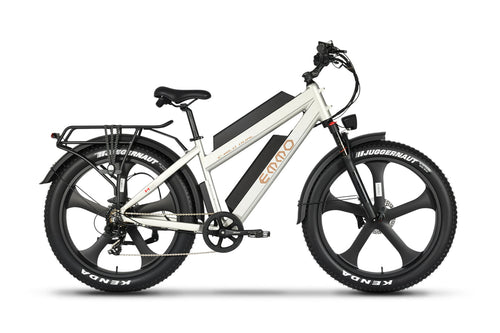 EMMO E-Wild Dual ebike in Champagne White
