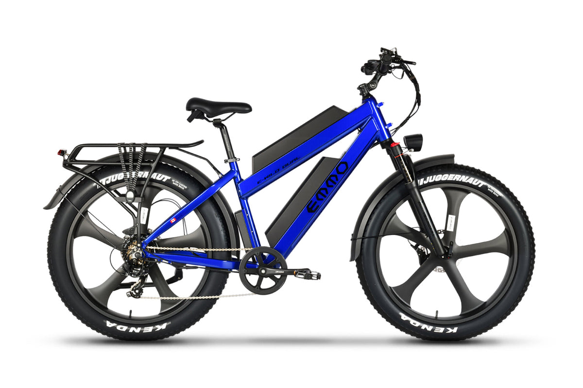EMMO E-Wild Dual ebike in Sapphire Blue