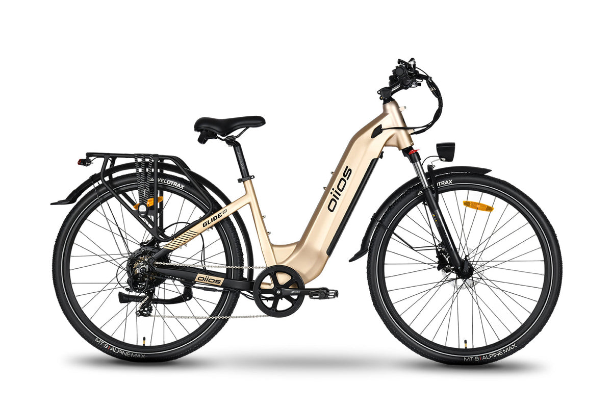 Oiios Glide ebike in Sandstone