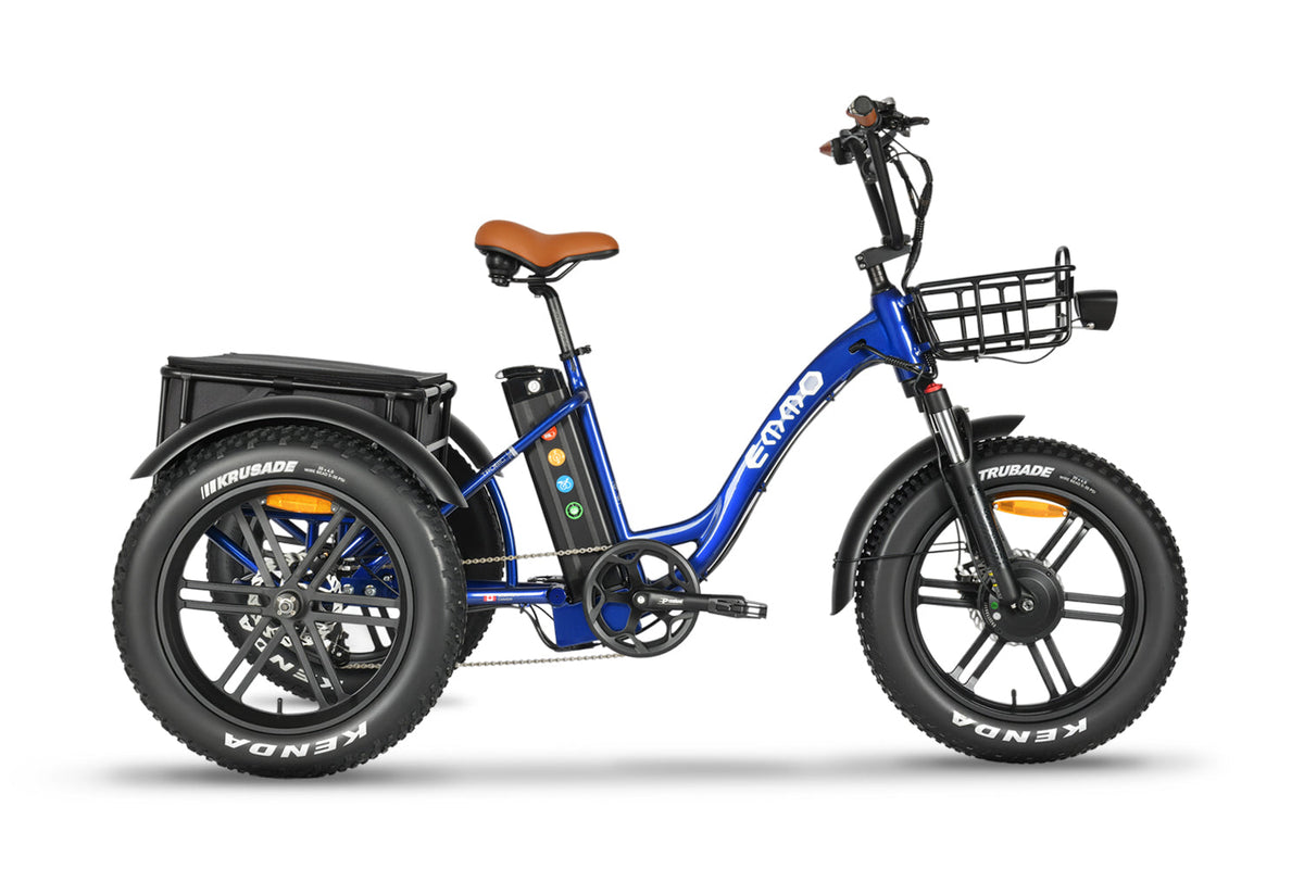 EMMO Trobic Pro trike in Sapphire Blue